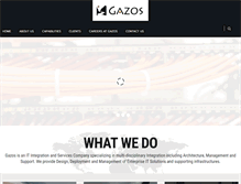 Tablet Screenshot of gazos.com